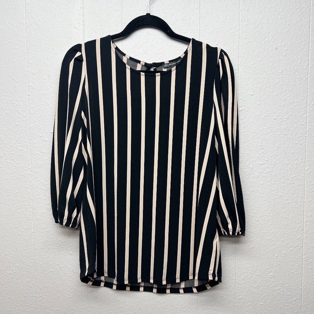 Adrianna Papell Top Medium Office Workwear Career Elegant Polished Sophisticated